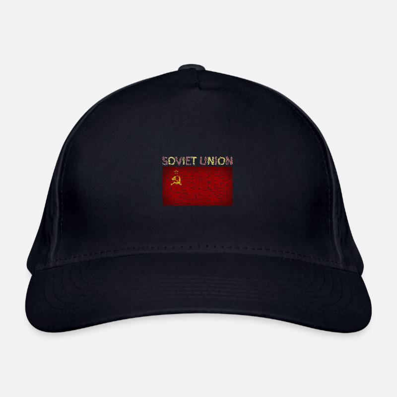 Union soviétique Drapeau Russie Moscou Casquette classique bio