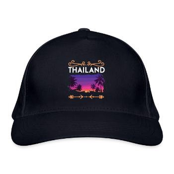 Thailand - Bio-Baseballkappe - Navy - Vorne