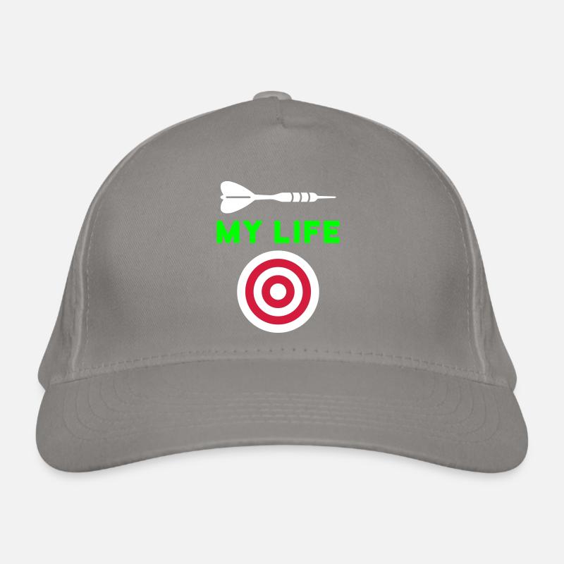 Ma vie (fléchette, cible) Casquette classique bio