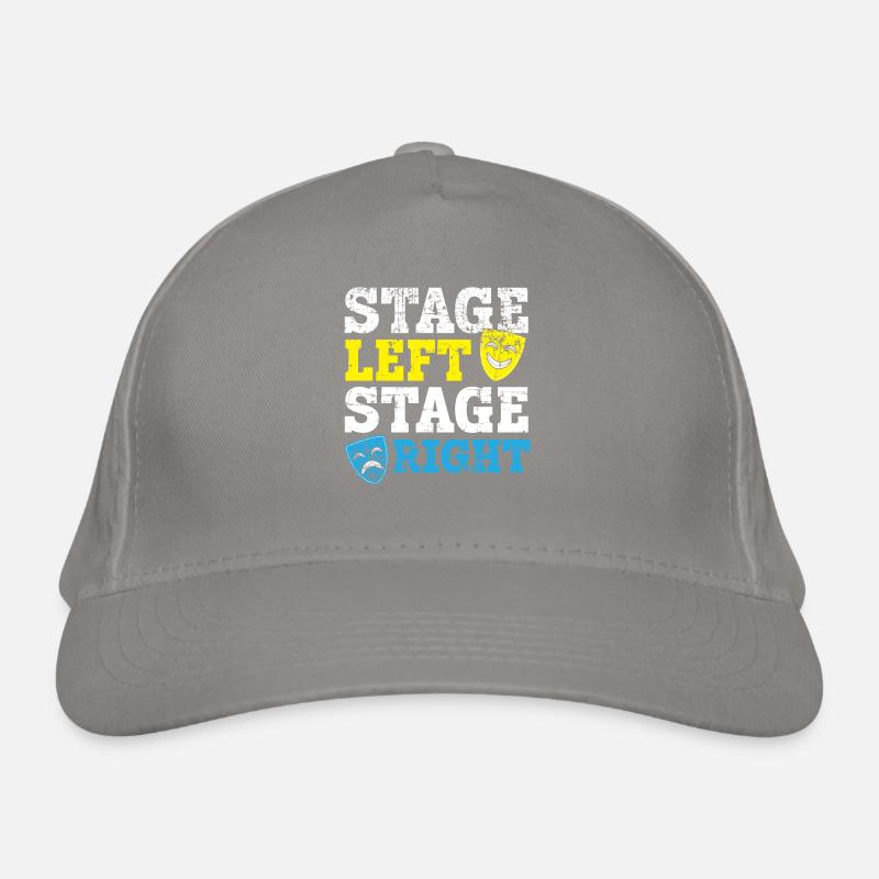 Stage left Stage right Theatre Actor Broa Organic Baseball Cap