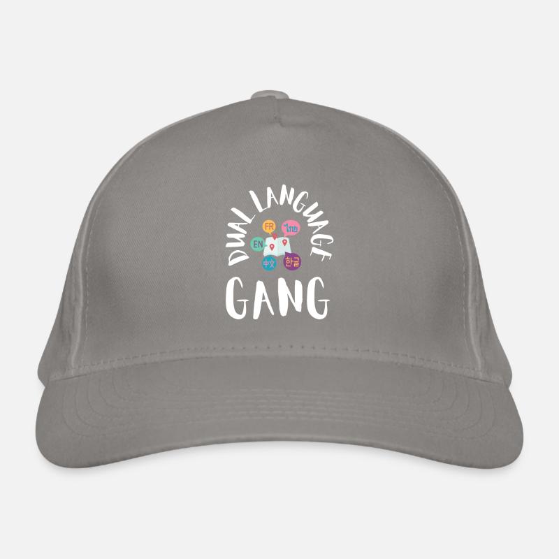 Dual Language Team Bilingue Enseignant Tuteur Casquette classique bio