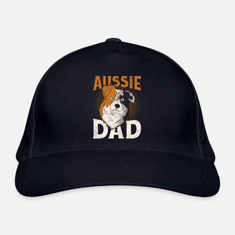 Aussie Papa Hunde Geschenk Australian Shepherd Bio-Baseballkappe
