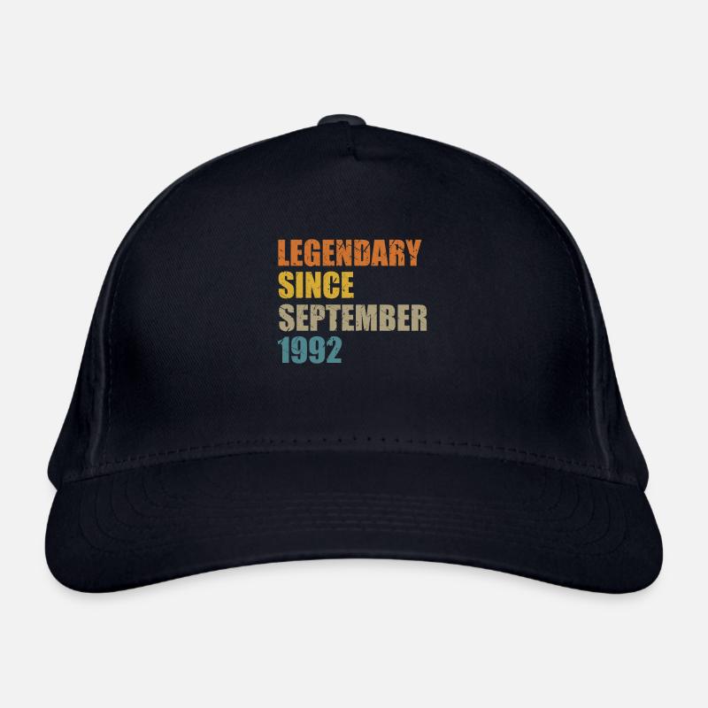 Né en septembre 1992 30 ans 30s 30e anniversaire Casquette classique bio