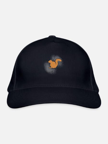 Eichhörnchen - Bio-Baseballkappe - Navy