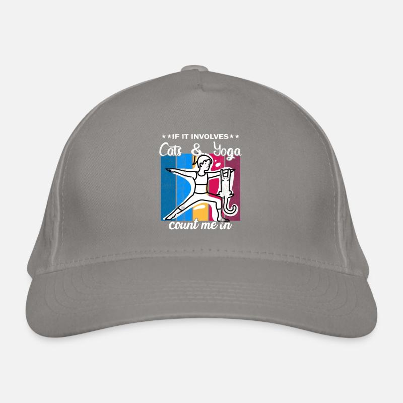 Si cela implique des chats et du yoga, comptez sur moi Casquette classique bio