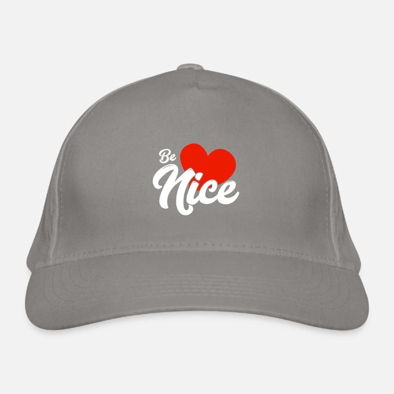 Be nice Bio-Baseballkappe