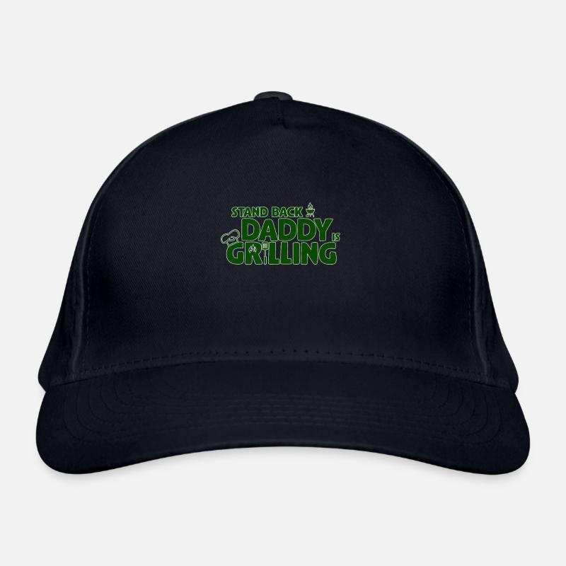 Stand Back! Daddy is grilling! Griller, BBQ Bio-Baseballkappe