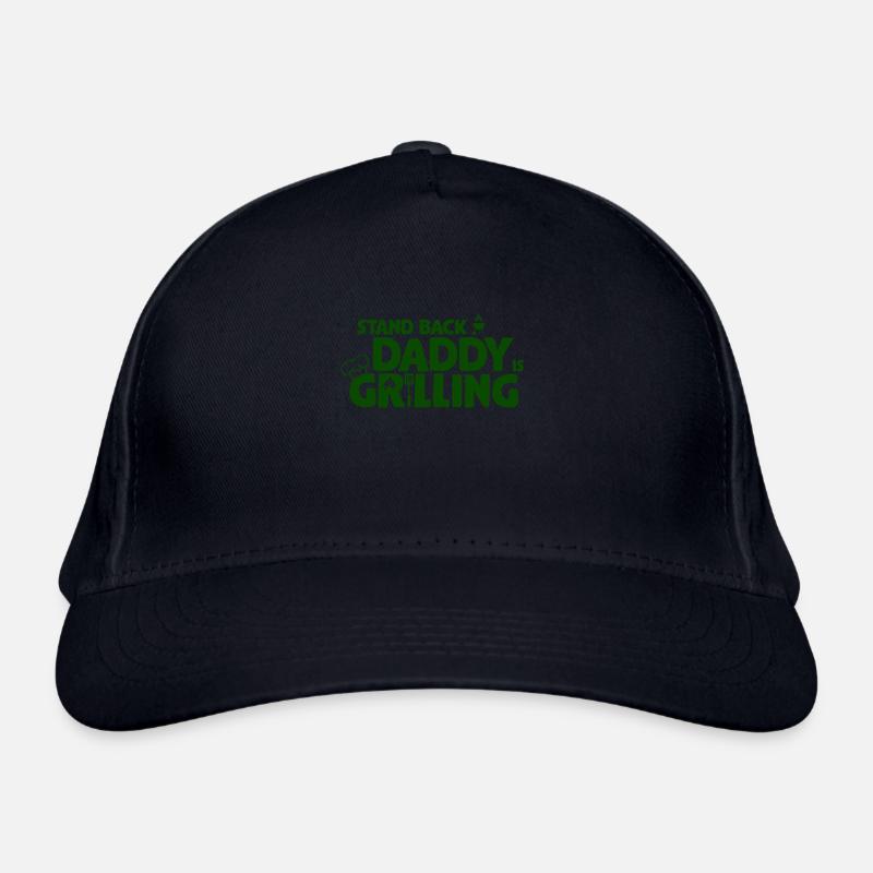 Stand Back! Daddy is grilling! Griller, BBQ Bio-Baseballkappe