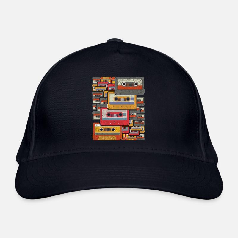 Retro Kassette Bio-Baseballkappe