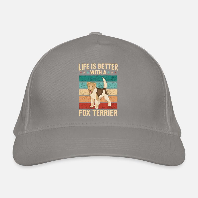Fox Terrier Dog Organic Baseball Cap