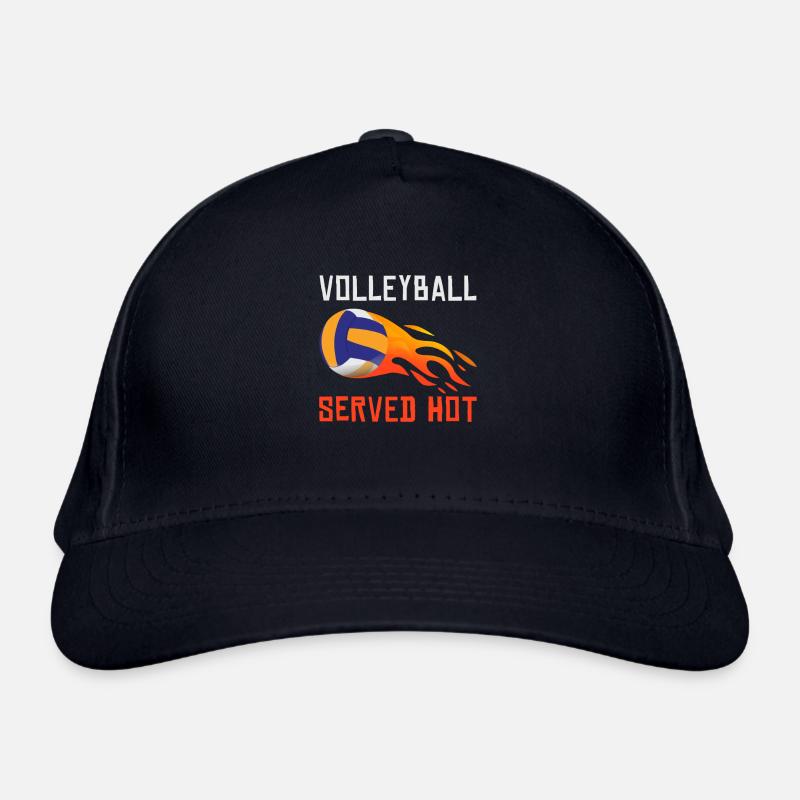 Volleyball Served Hot Bio-Baseballkappe