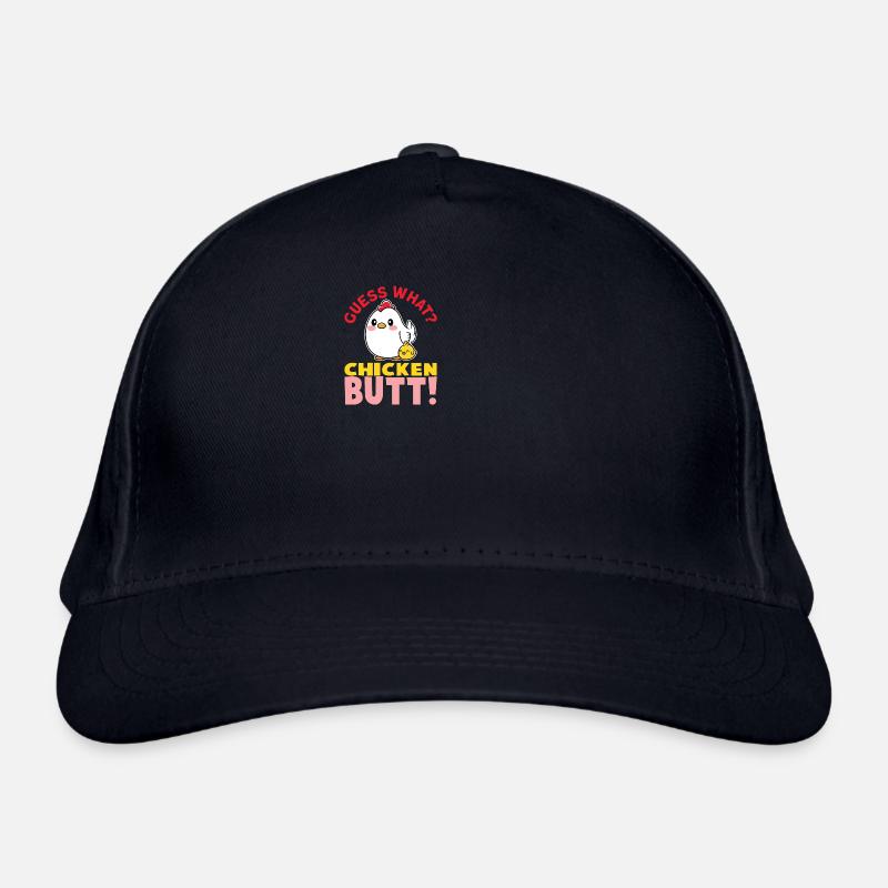 Devinez quel poulet butt poulet coq fermier poulet Casquette classique bio