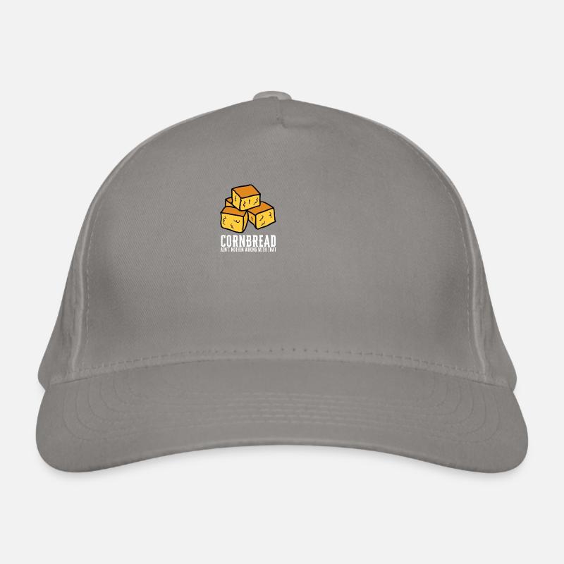 Cornbread Baking Cornmeal Muffins Batter Bread Organic Baseball Cap