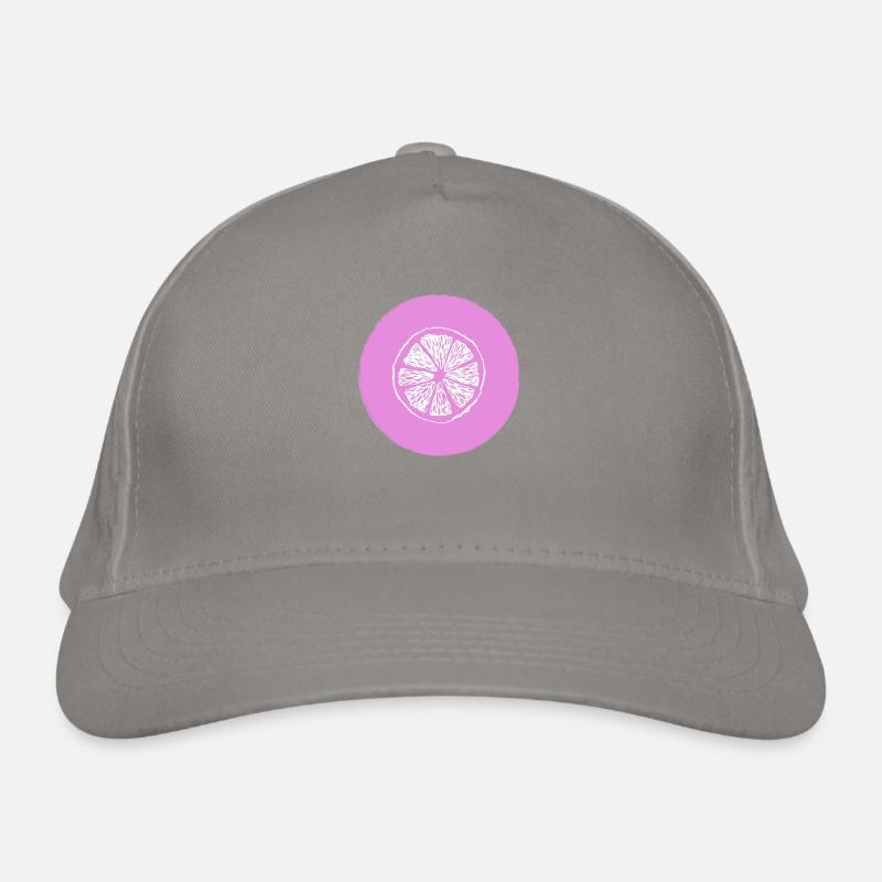 Orange citron Casquette classique bio