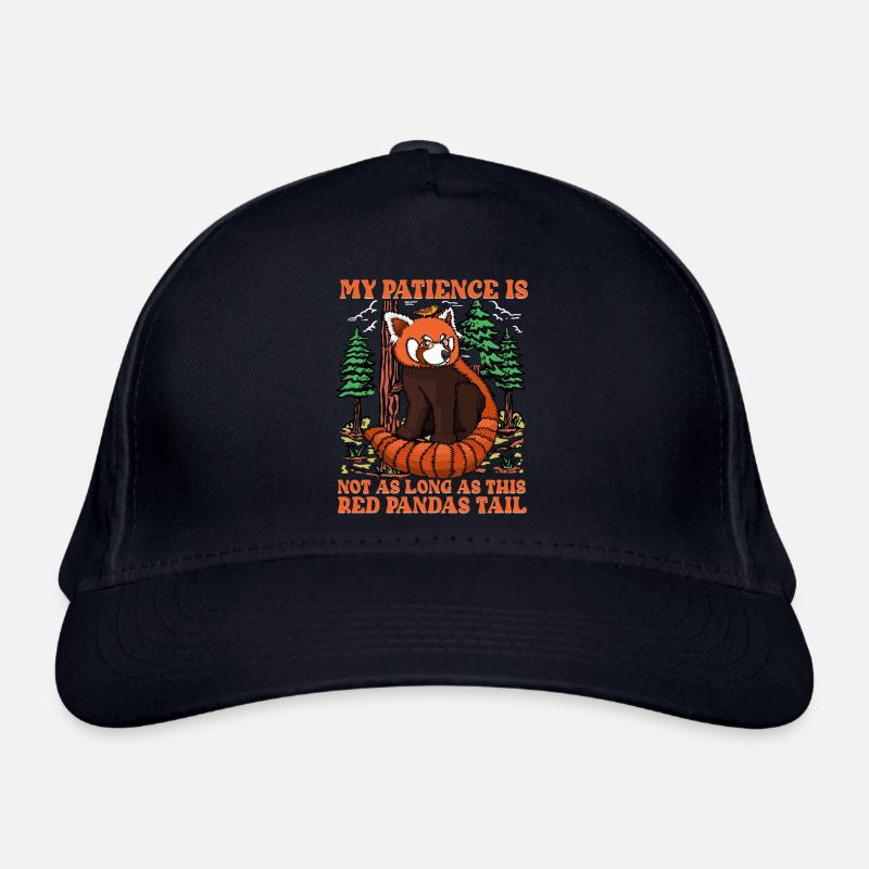Ma patience n’est pas aussi longue que cette queue de panda roux Casquette classique bio