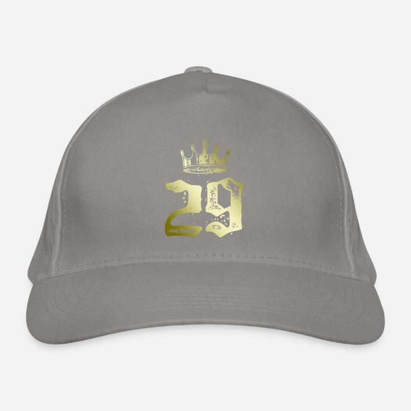 29 Couronne numérique Casquette classique bio