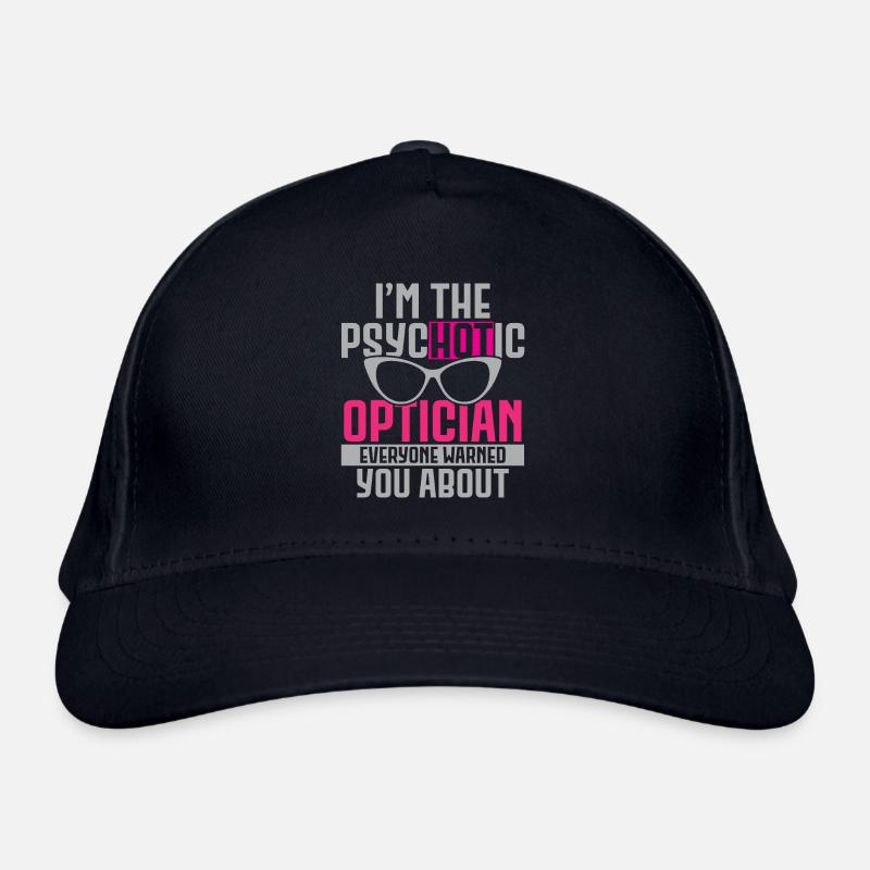 Ich bin ein Optiker Brillenflüsterer Optometriker Bio-Baseballkappe