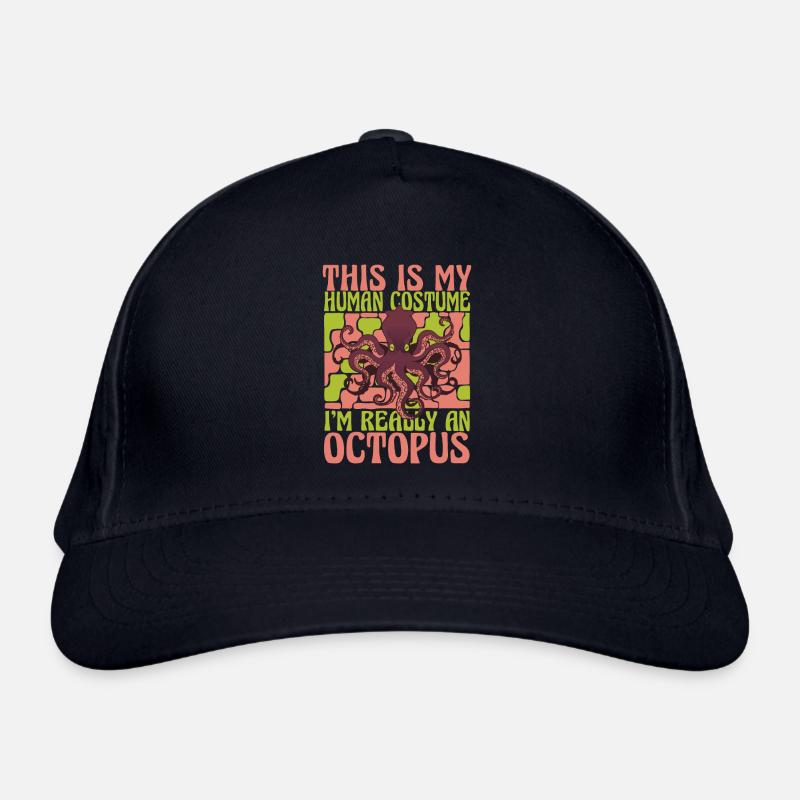 Octopus Octopus Cuttlefish Animal Organic Baseball Cap