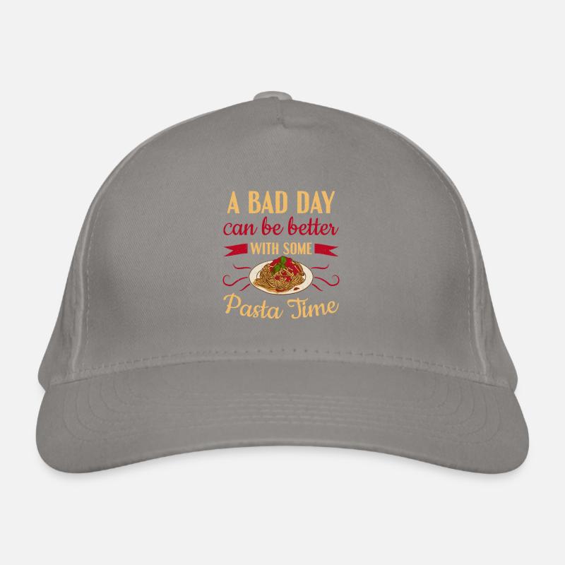 A Bad Day Can Be Better With Some Pasta Time Pasta Organic Baseball Cap