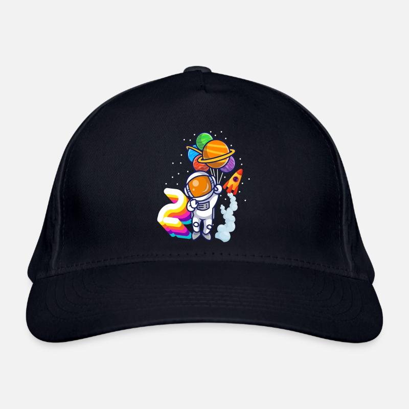 Cadeau astronaute 2e anniversaire Space Boy Casquette classique bio