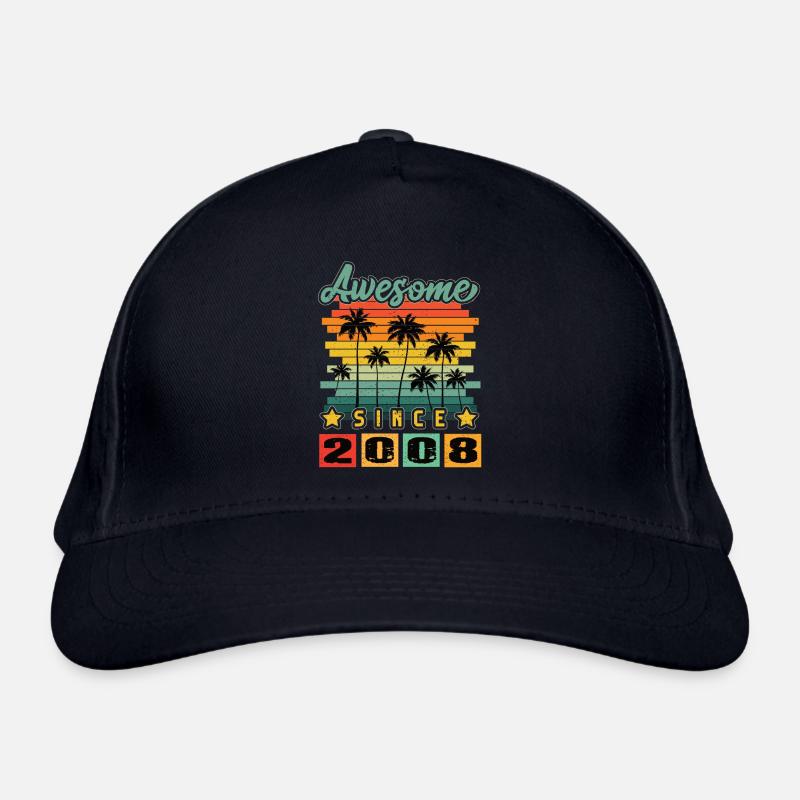 Awesome Since 2008 Organic Baseball Cap