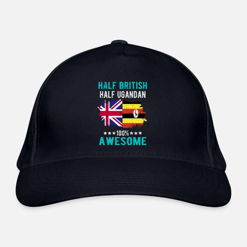 Half British Half Ugandan Organic Baseball Cap