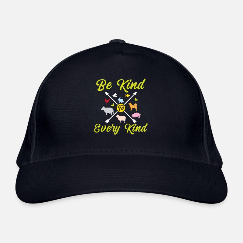 Be nice to any kind - Vegan Organic Baseball Cap