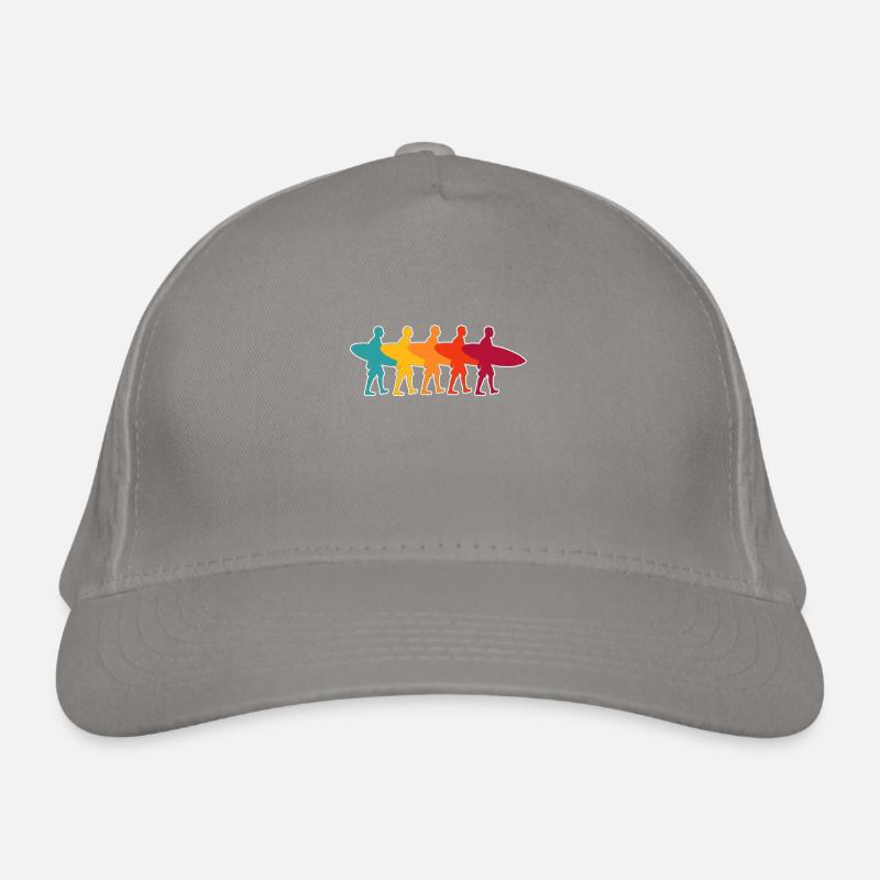 Retro Surf Design Bio-Baseballkappe