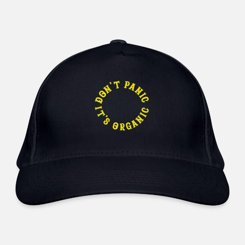 Dont Panic its Organic Bio-Baseballkappe