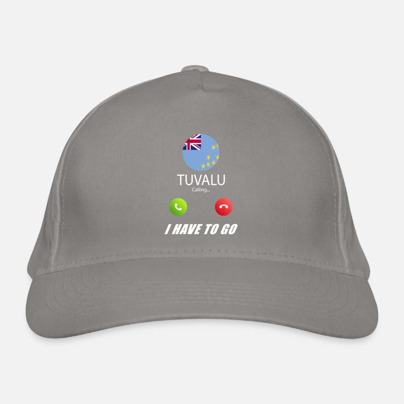 Tuvalu appelle les drapeaux lusiger en disant Casquette classique bio