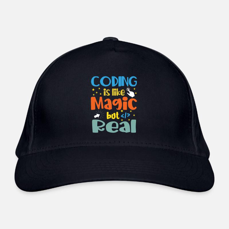 Coding Is Like Magic Coder Programmer Computer Gee Bio-Baseballkappe