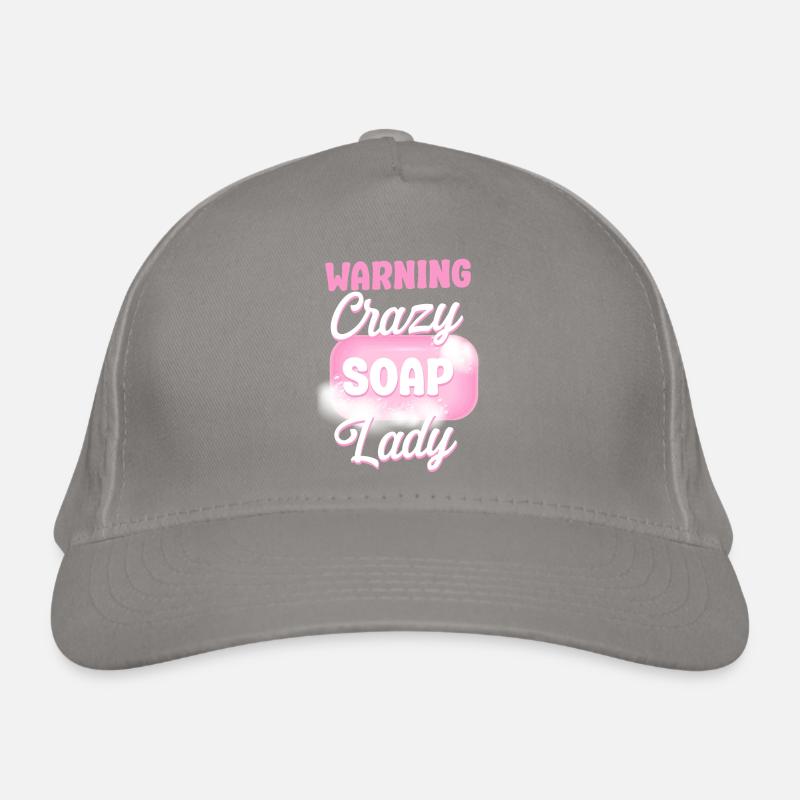 Soap Making Crafting Warning Crazy Bio-Baseballkappe