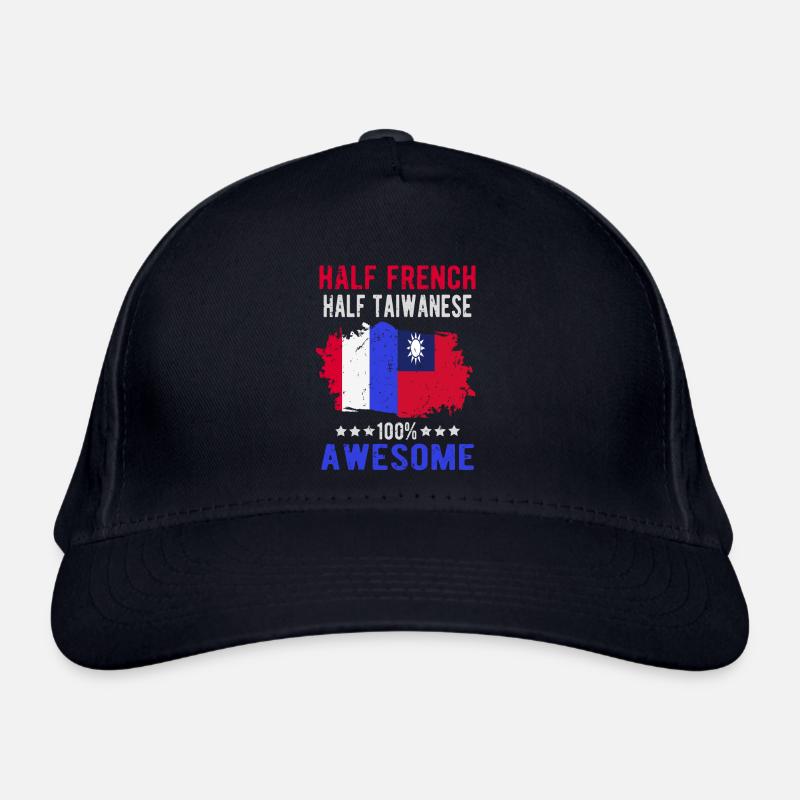 Moitié Français moitié taïwanais Casquette classique bio