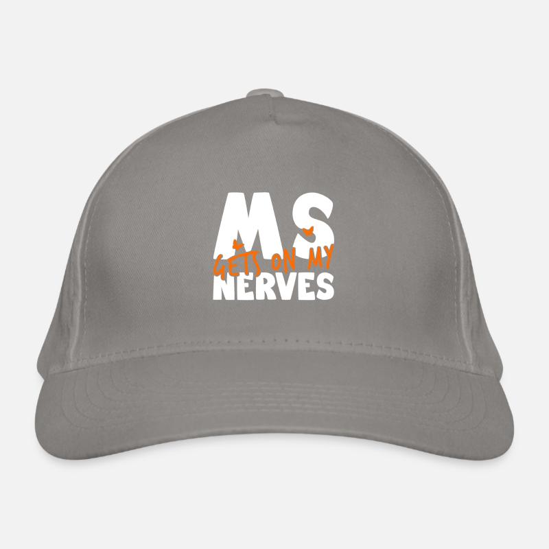 MS Gets on My Nerves - Multiple Sclerosis Bio-Baseballkappe
