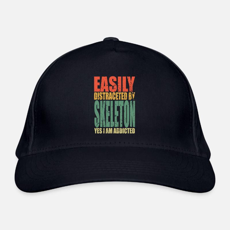 Squelette disant drôle Casquette classique bio