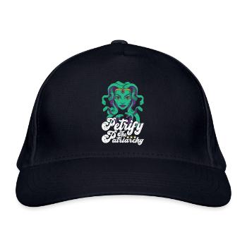 Feminismus Feminist Feministin - Bio-Baseballkappe - Navy - Vorne