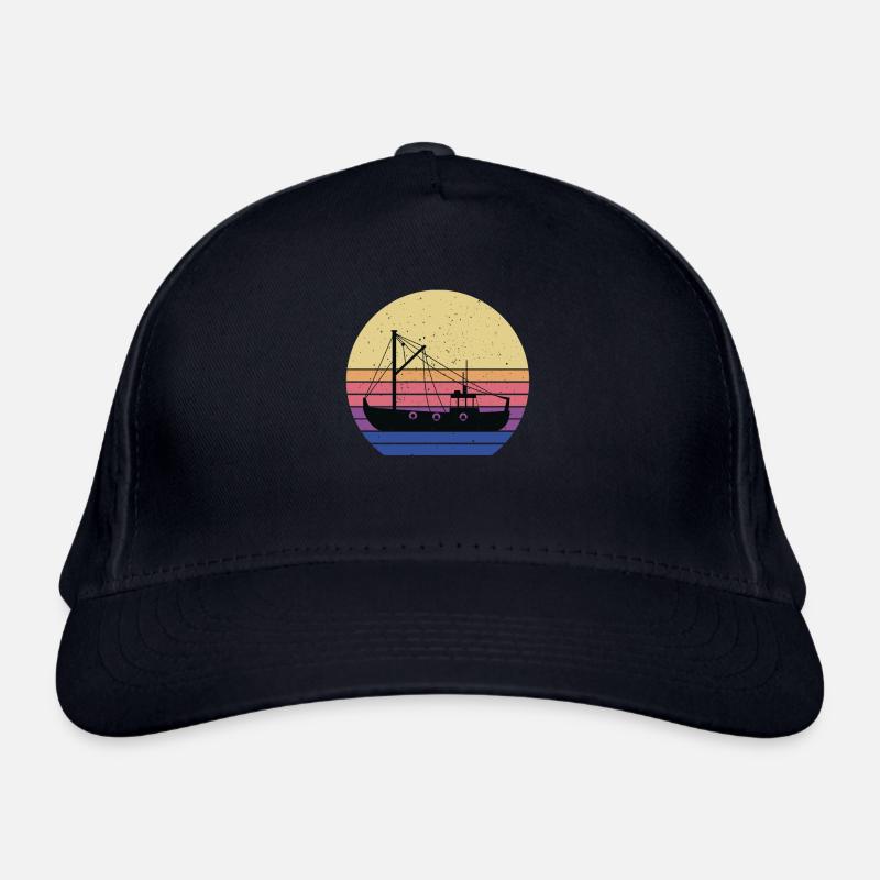 Cutter de pêche Retro Design Casquette classique bio