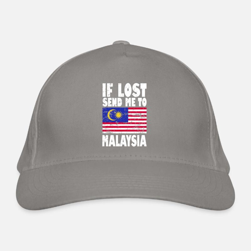 Drapeau de la Malaisie Casquette classique bio