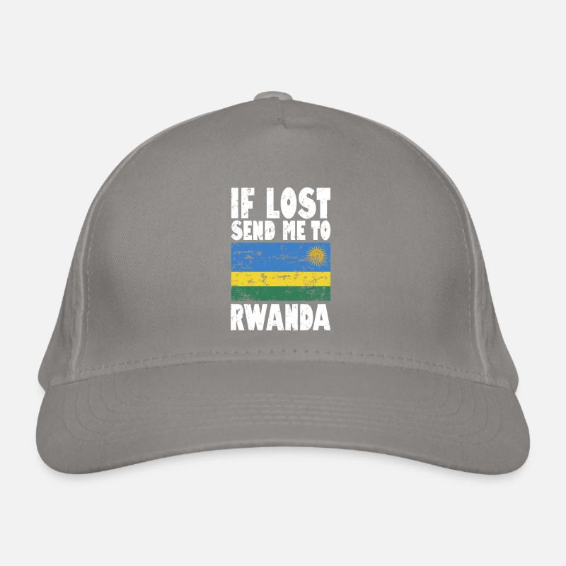 Drapeau du Rwanda Casquette classique bio