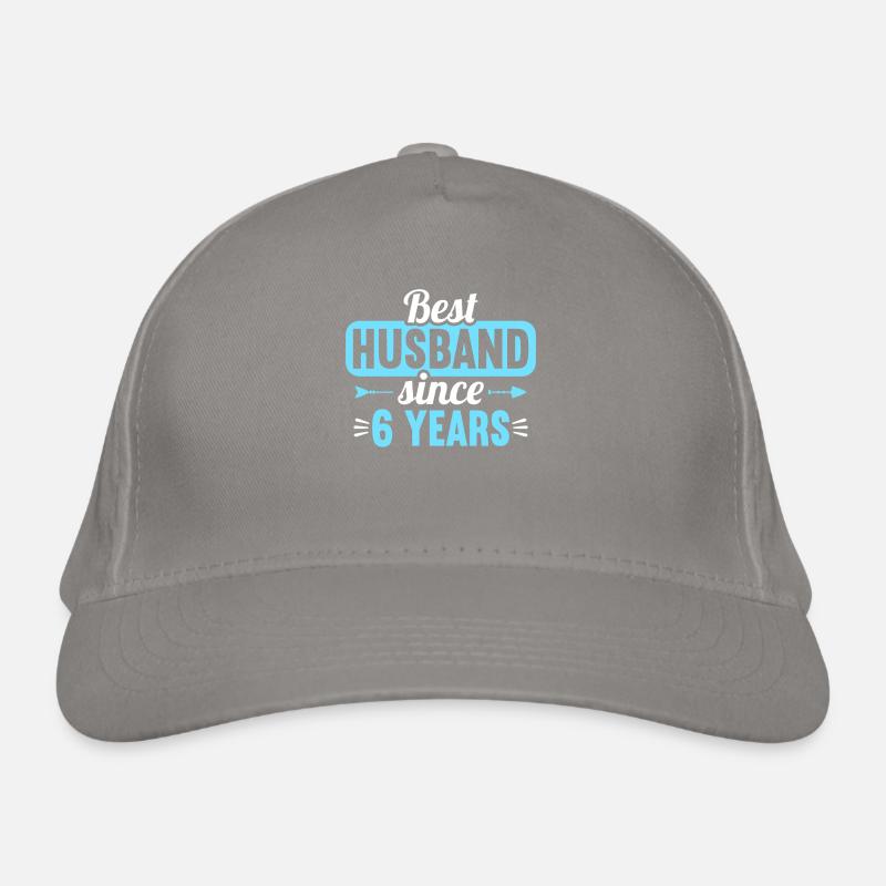 Best Husband Since 6 Years 6th Wedding Day Organic Baseball Cap