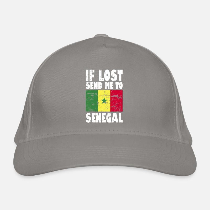 Drapeau du Sénégal Casquette classique bio
