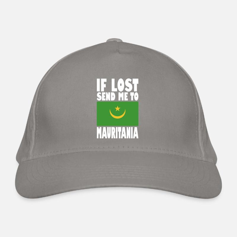 Mauritania Flag Saying Organic Baseball Cap
