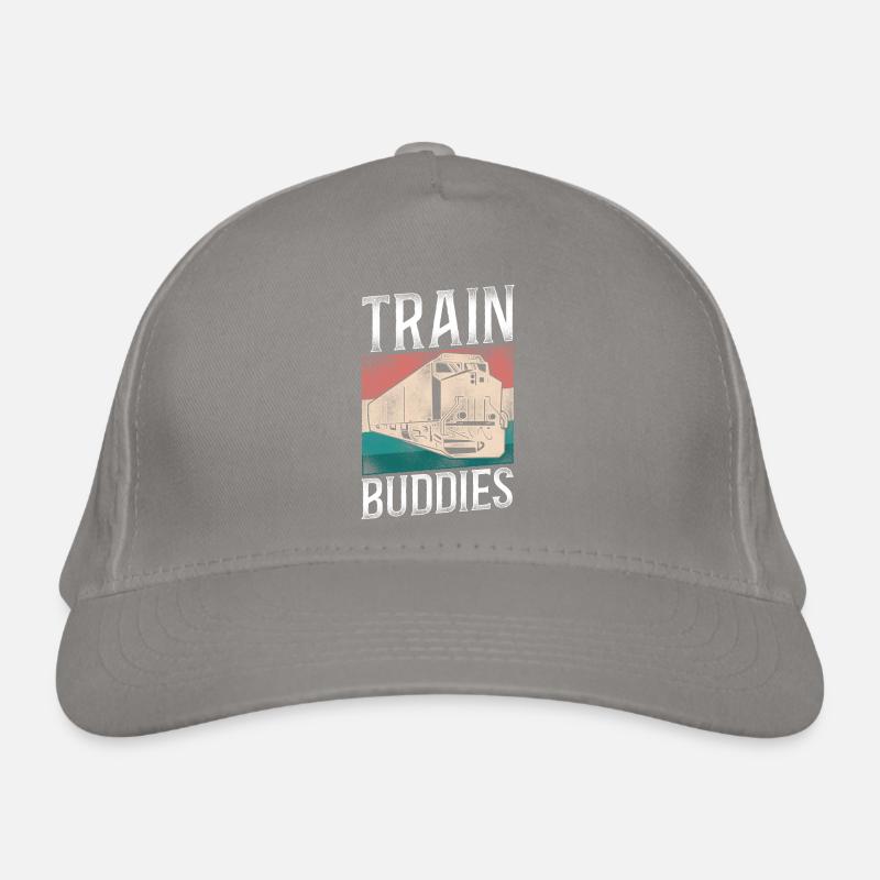 Freight Diesel Train Driver Organic Baseball Cap