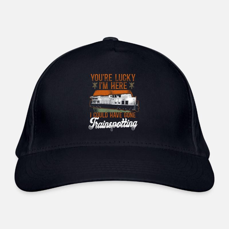Freight Diesel Train Driver Organic Baseball Cap