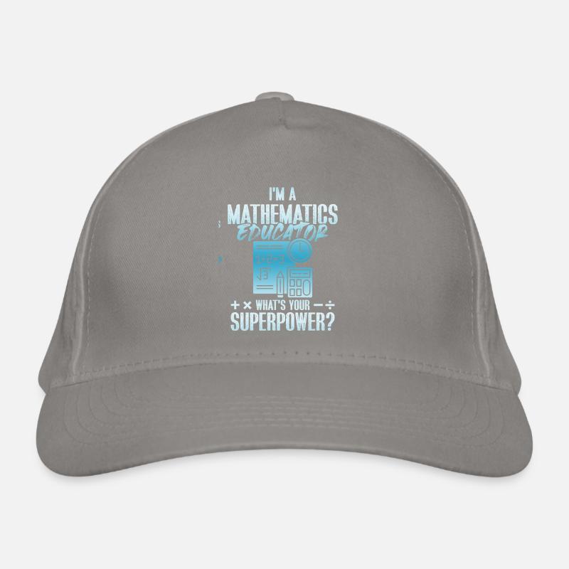 mathematics superpower Organic Baseball Cap