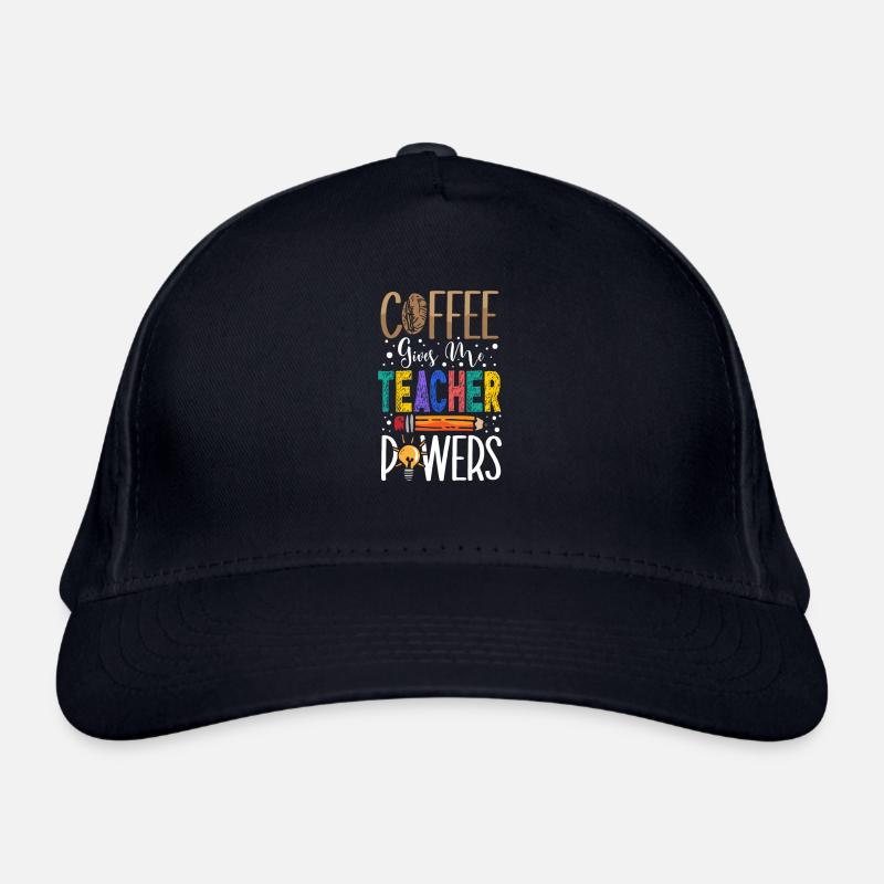 Les enseignants présentent le cours de formation des enseignants école d’enseignants - Casquette classique bio - marine