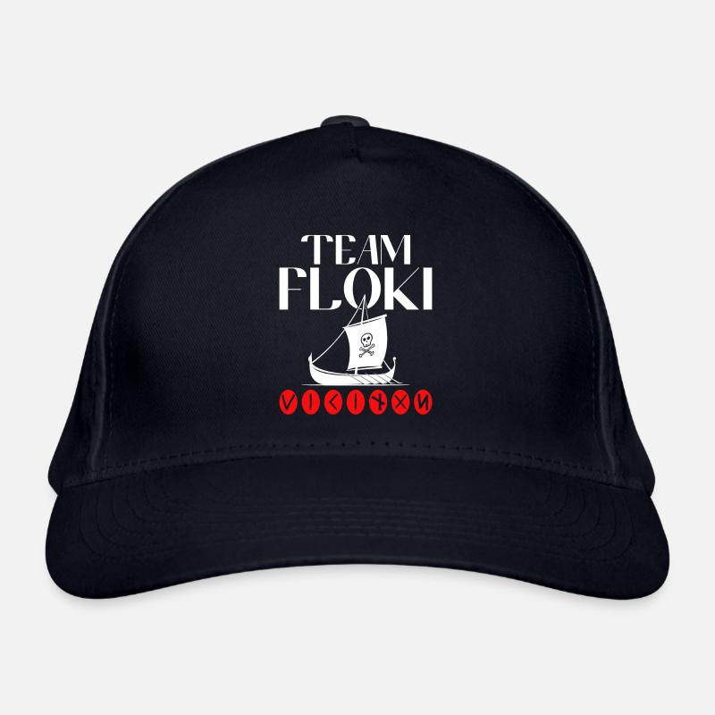 Team Floki der Schiffsbauer Bio-Baseballkappe