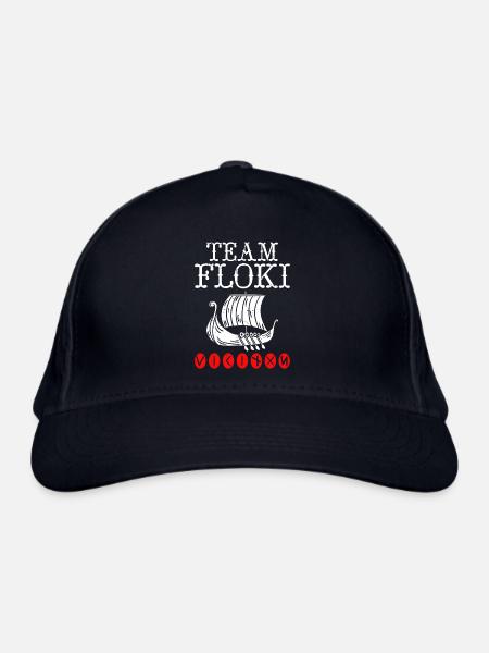 Team Floki der Schiffsbauer - Bio-Baseballkappe - Navy