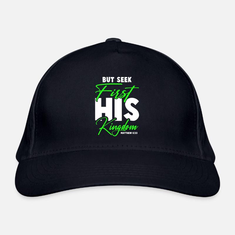 chercher sa bible du royaume Casquette classique bio