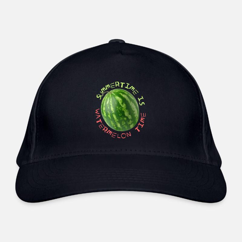 Melon, pastèque, drôle de dicton Summertime Casquette classique bio